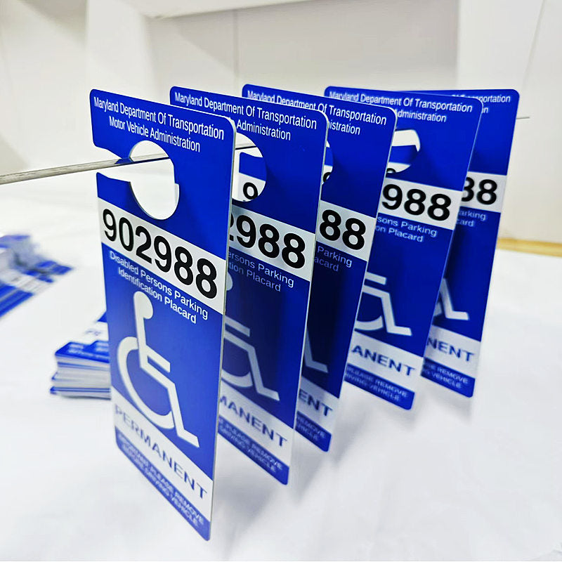 Maryland Handicap Placard Hangtag