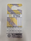 IL Chicago Handicap Parking Permit.